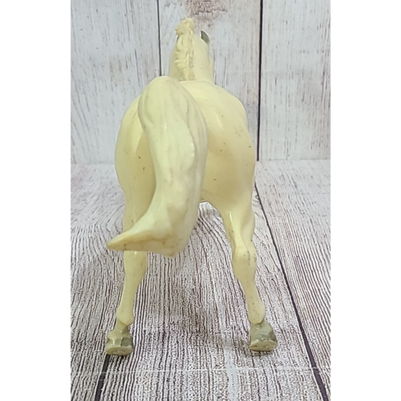 Vintage Breyer Alabaster Rearing Stallion Horse Fighting 12" Collectible USA - Picture 14 of 16